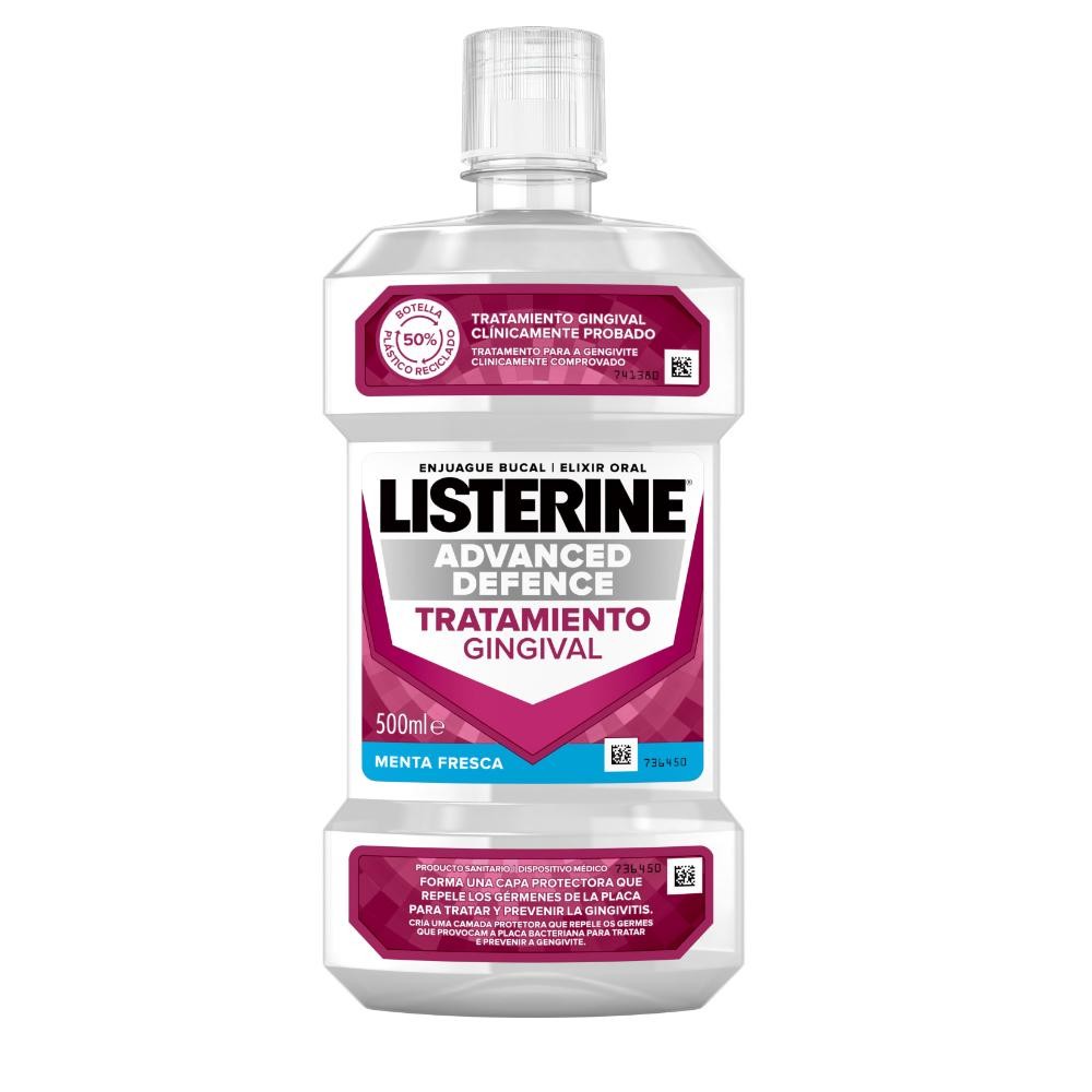 LISTERINE Advanced Defence Tratamiento Gingival Menta Fresca 500 ml-2
