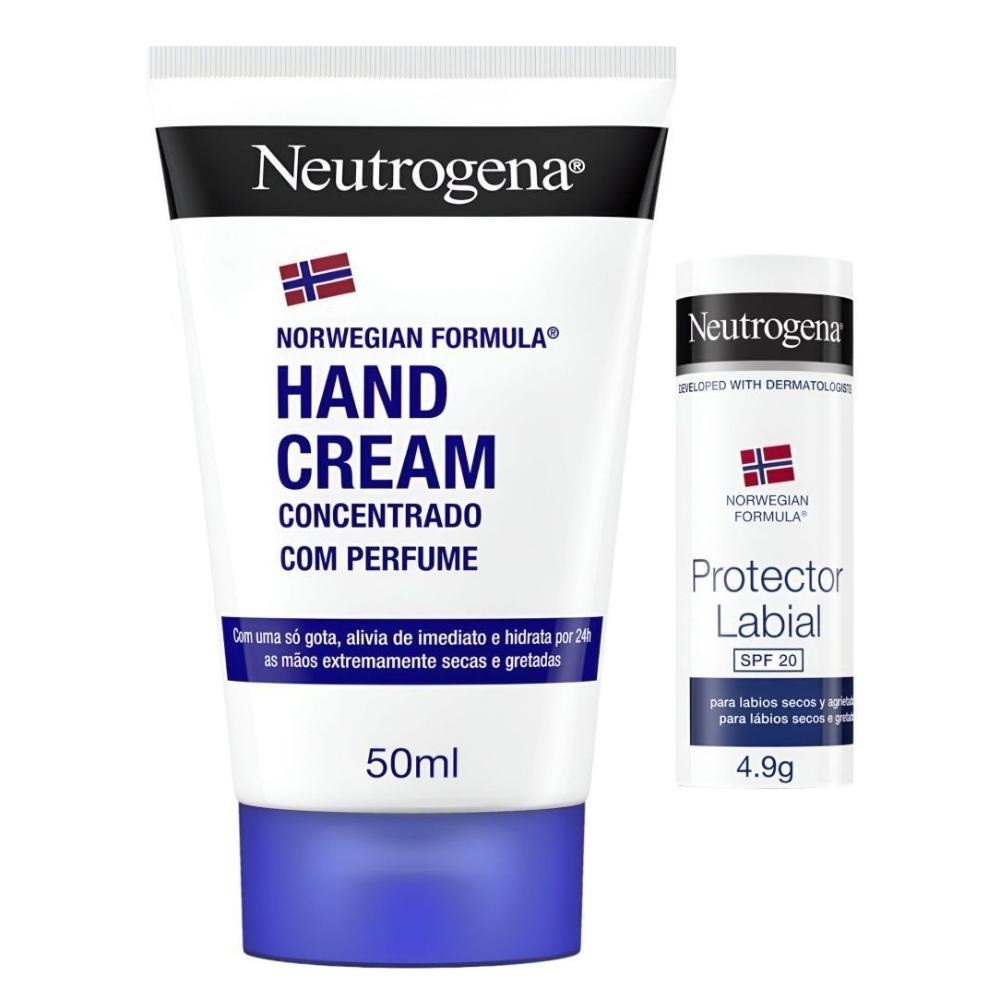 NEUTROGENA PACK Crema de Manos 50 ml + Protector Labial SPF20 4,9 g-1