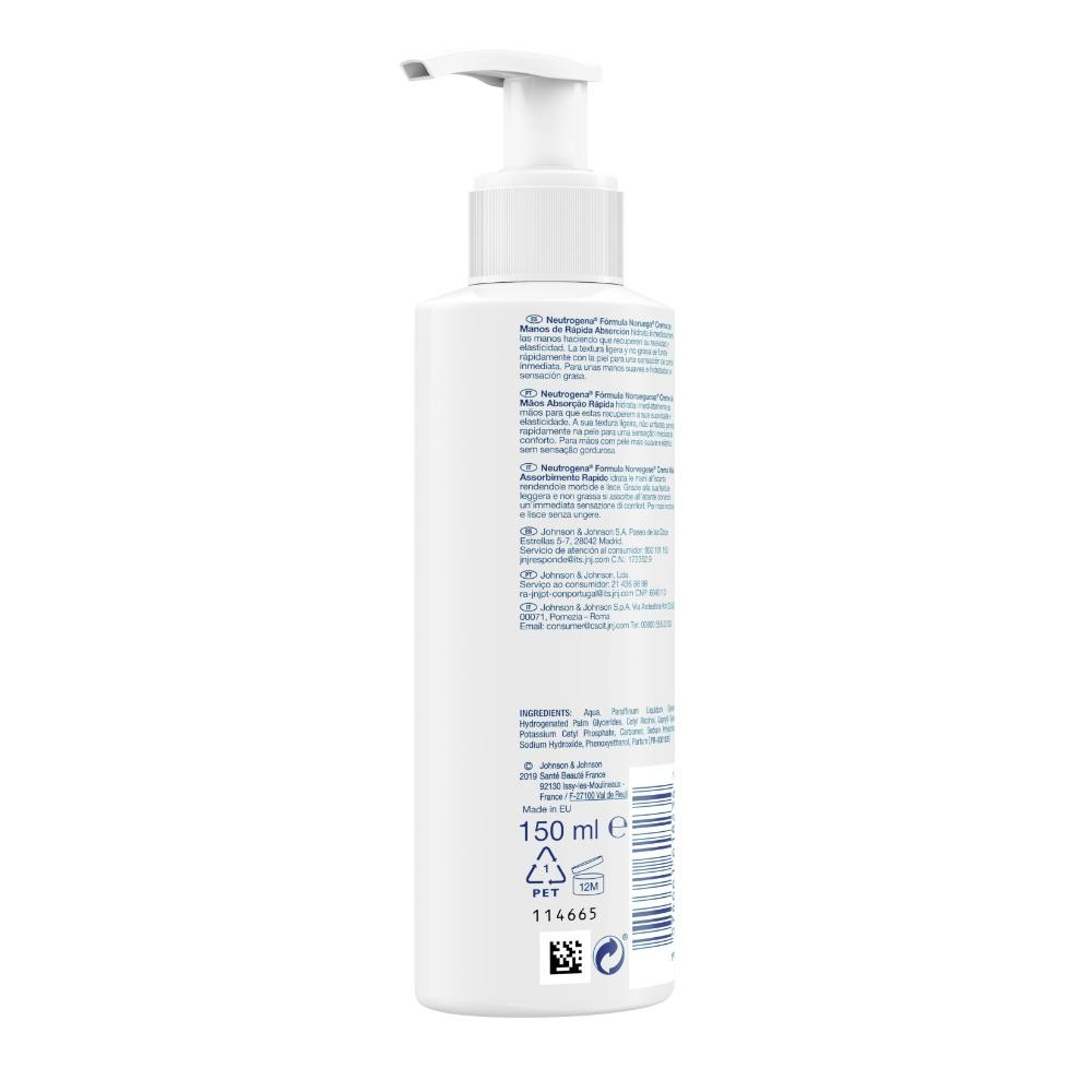 NEUTROGENA Crema de Manos Rápida Absorción 150ml-9