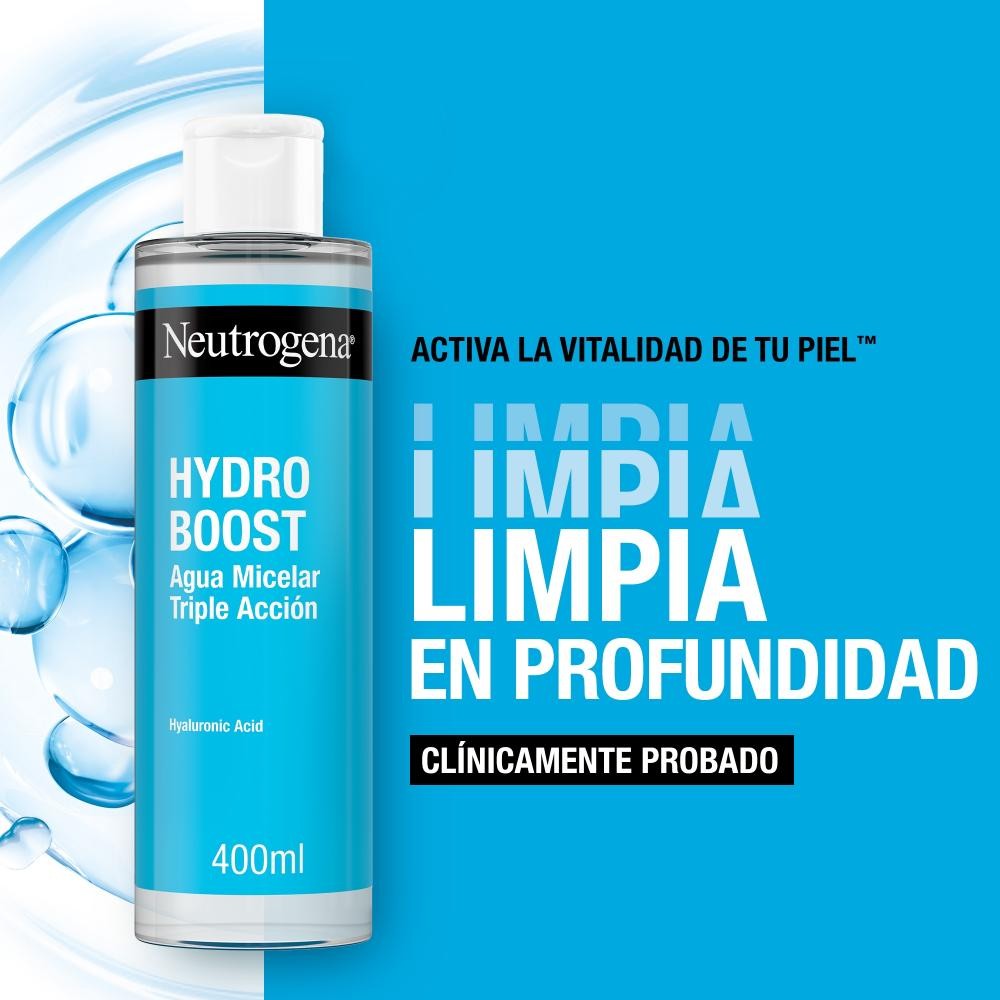 NEUTROGENA Hydro Boost Agua Micelar Triple Acción 400ml-2