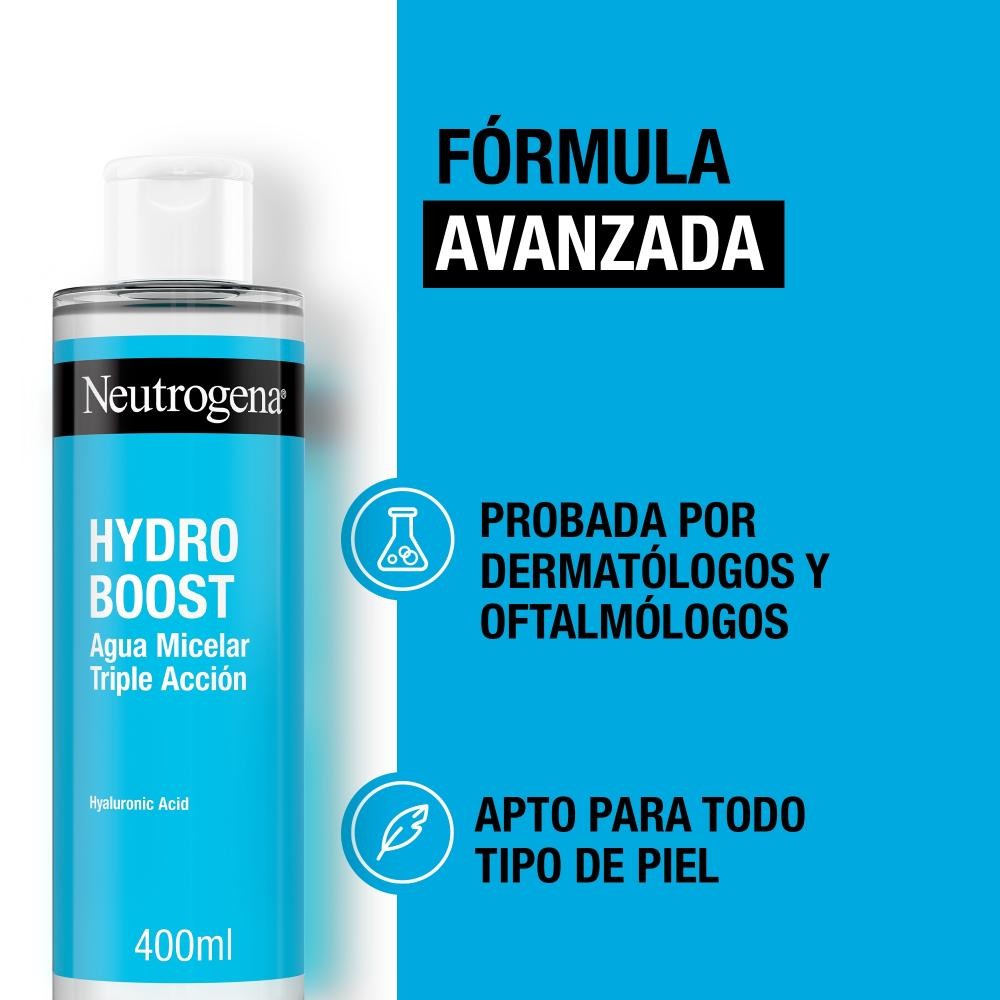 NEUTROGENA Hydro Boost Agua Micelar Triple Acción 400ml-5