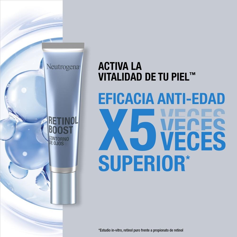 NEUTROGENA Retinol Boost Contorno de Ojos 0,02% Retinol Puro 15ml-3
