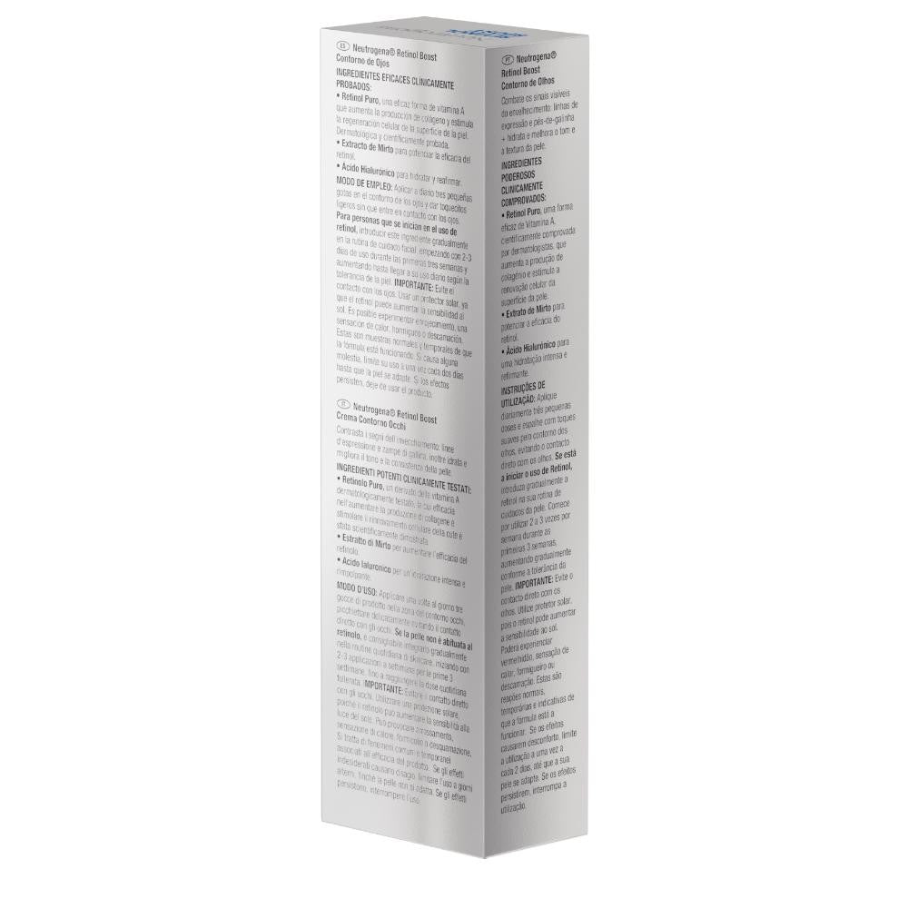 NEUTROGENA Retinol Boost Contorno de Ojos 0,02% Retinol Puro 15ml-17