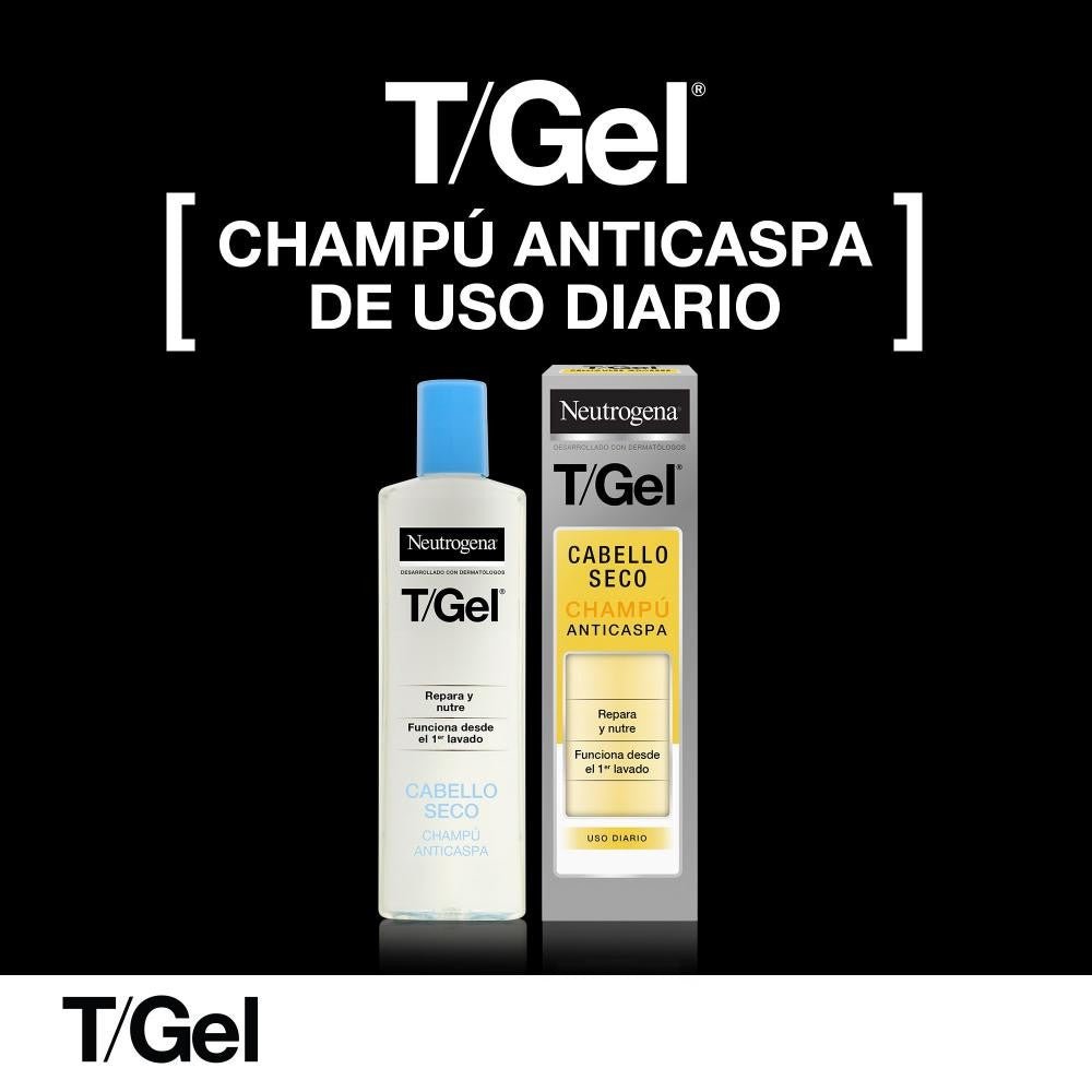 Neutrogena T/Gel Champú Anticaspa Normal-Seco Lote 2 X 250 ml-7