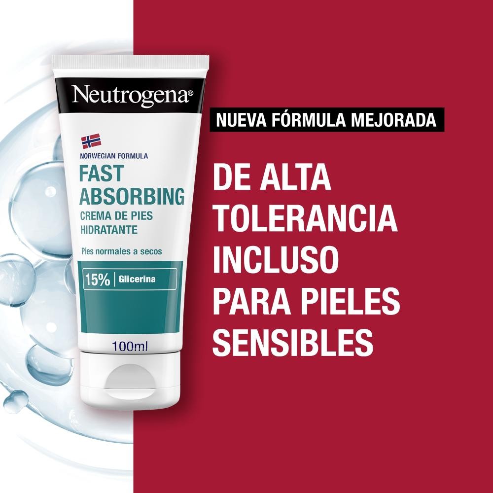 NEUTROGENA Crema Pies Absorción Inmediata DUPLO 2x100ml-2