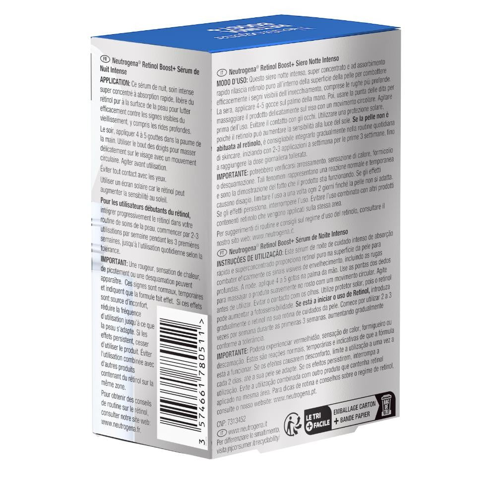 NEUTROGENA Retinol Boost Sérum Intenso Noche 30 ml-10