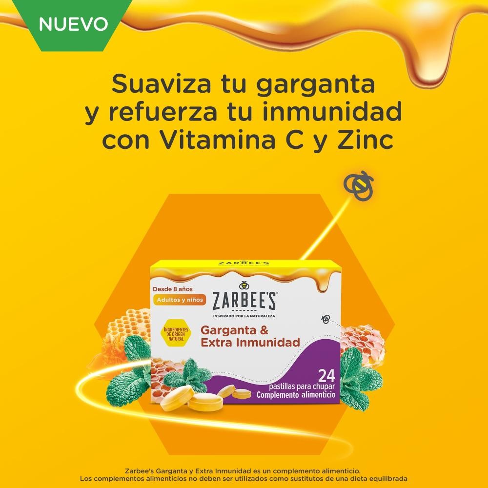 Zarbees Pastillas para Chupar Garganta 24 Comprimidos-3