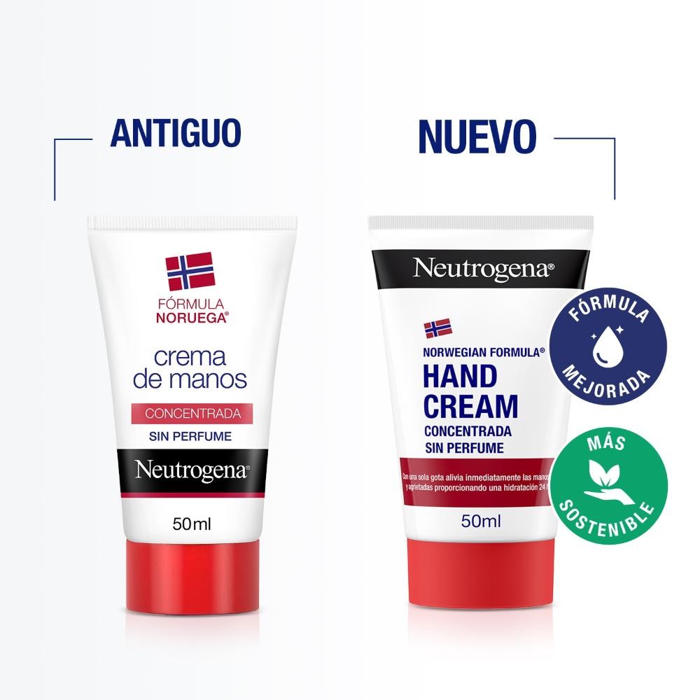 NEUTROGENA Crema de Manos Sin Perfume 50ml-7