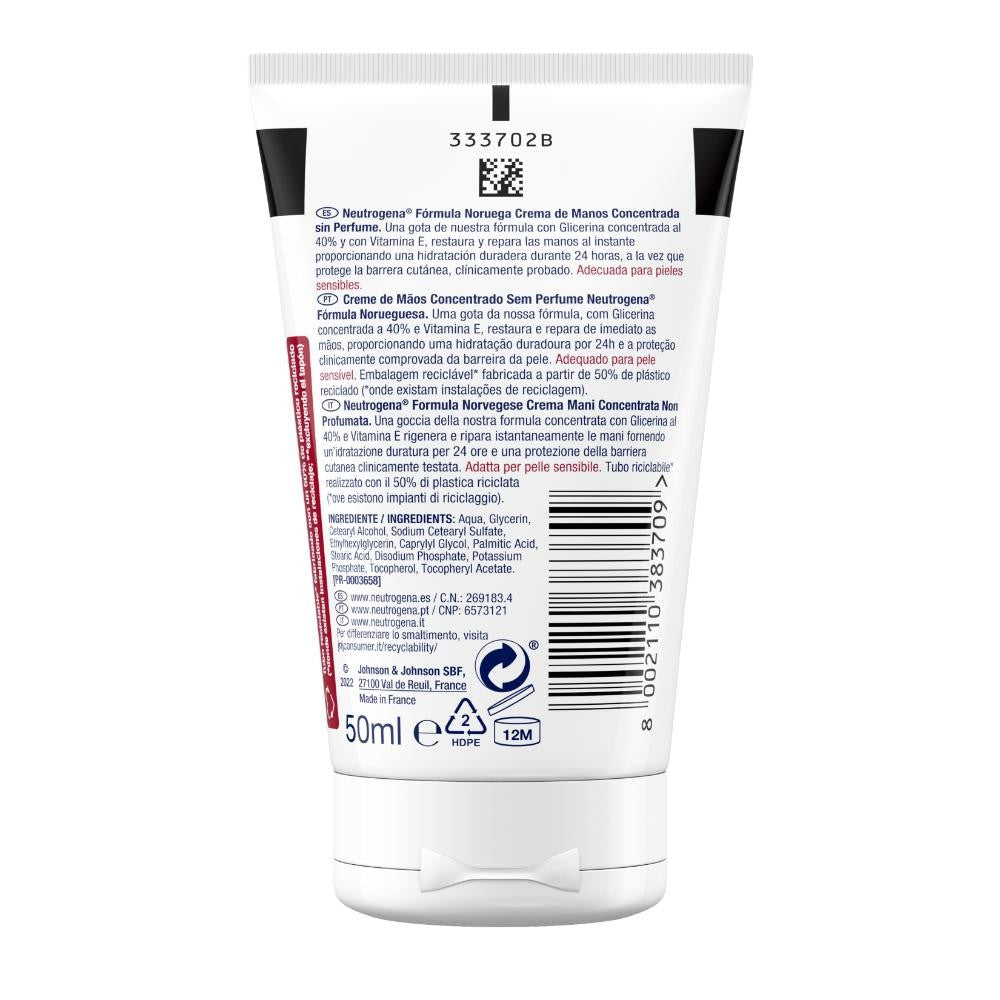 NEUTROGENA Crema de Manos Sin Perfume 50ml-8