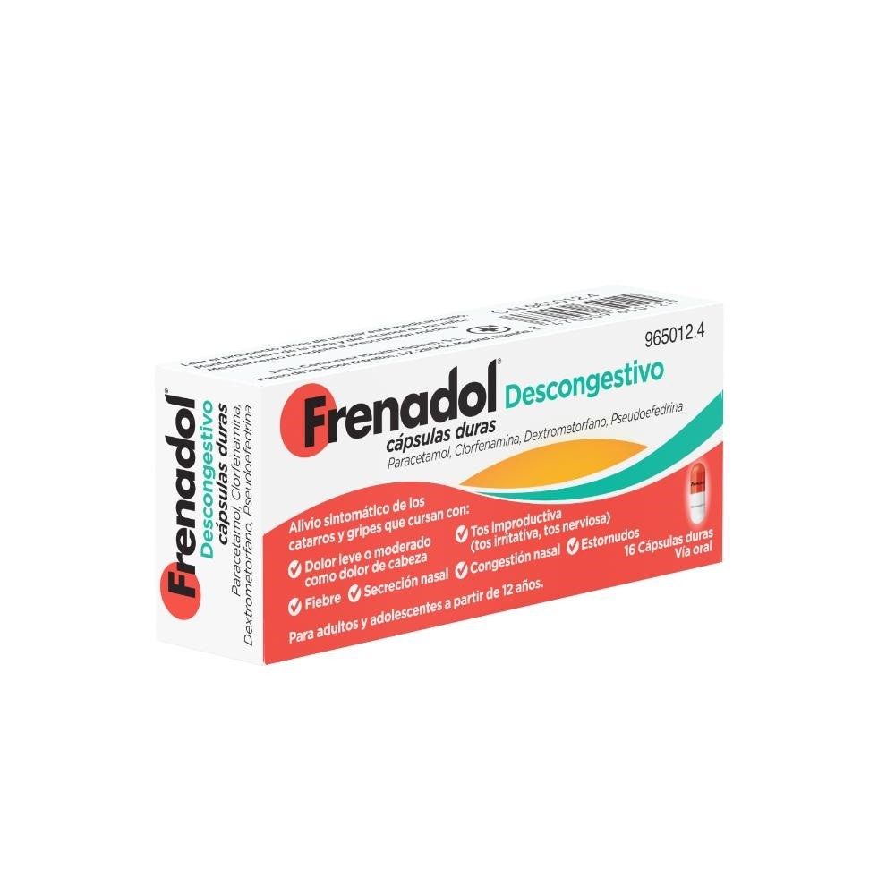FRENADOL Descongestivo 16 Cápsulas-3