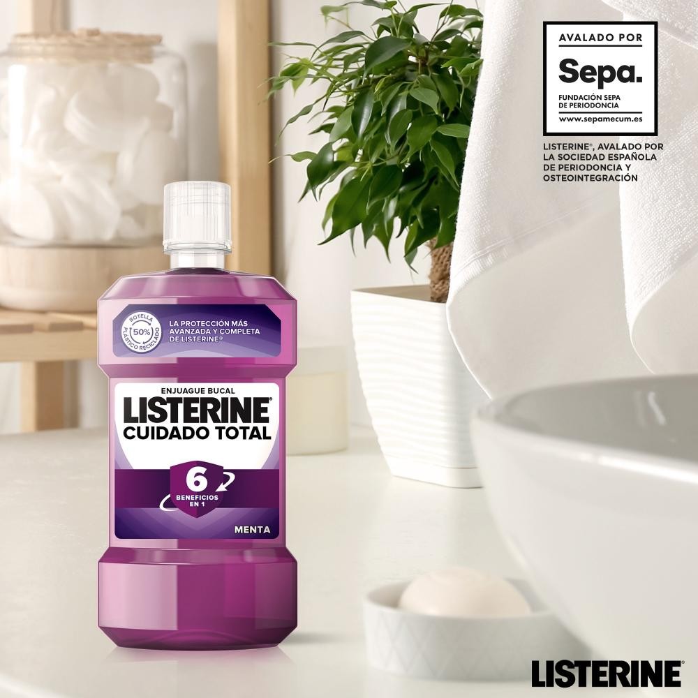 LISTERINE Cuidado Total 500 ml + 250 ml GRATIS-5