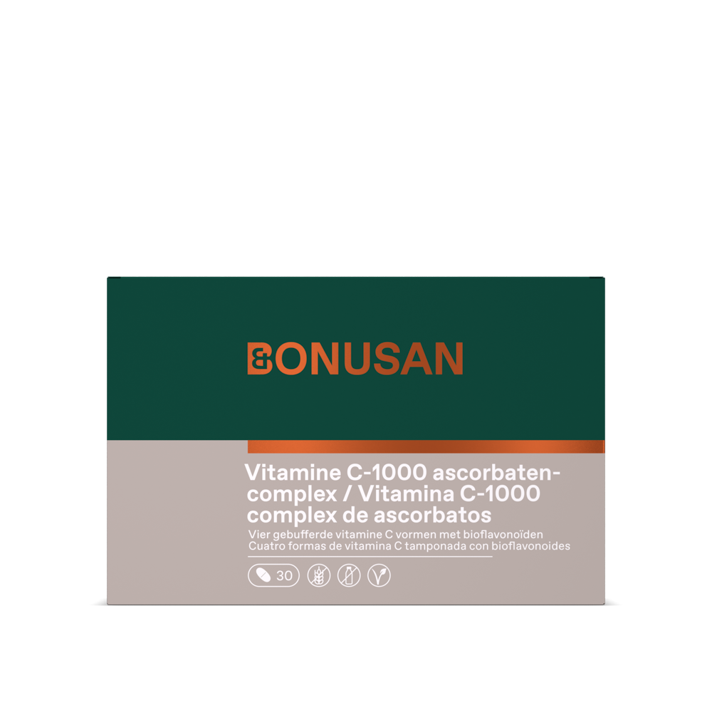 Bonusan Vitamina C-1000 Complejo De Ascorbatos 30 Comprimidos