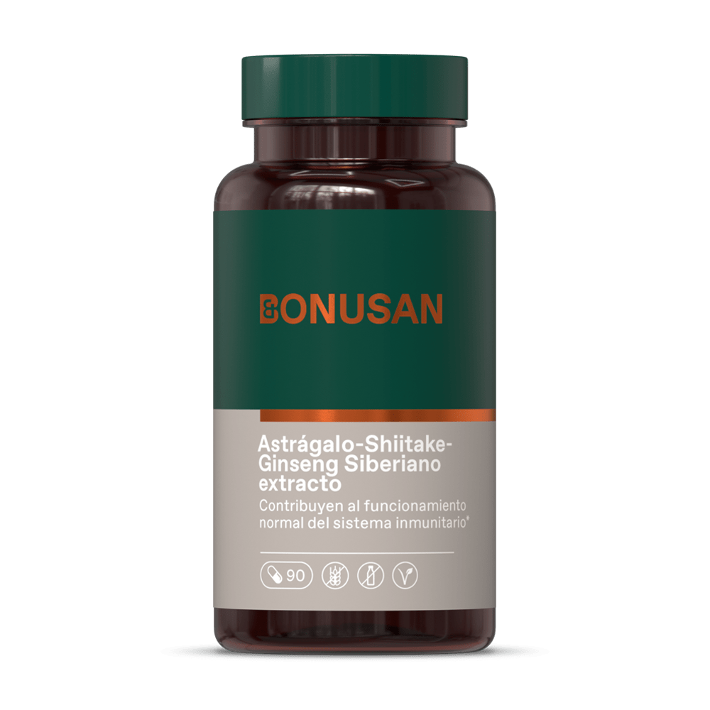Bonusan Astragalo-Shiitake-Ginseng Siberiano 90 Cápsulas