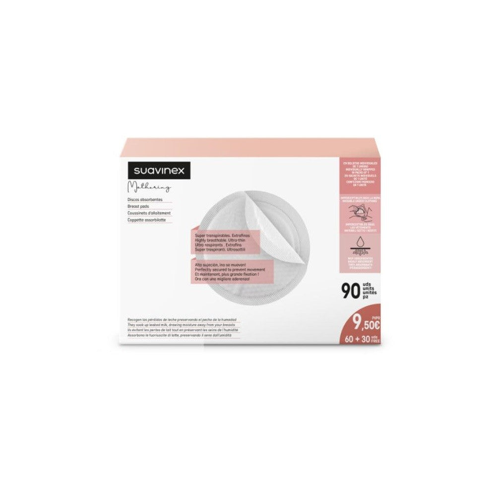 SUAVINEX Discos Absorbentes 60 Unidades + 30 GRATIS-1