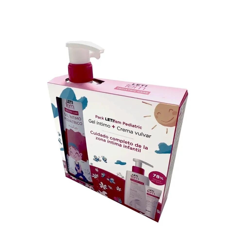 LETIFEM Pack Pediatric Gel 250 ml + Crema Vulvar 30 ml-1