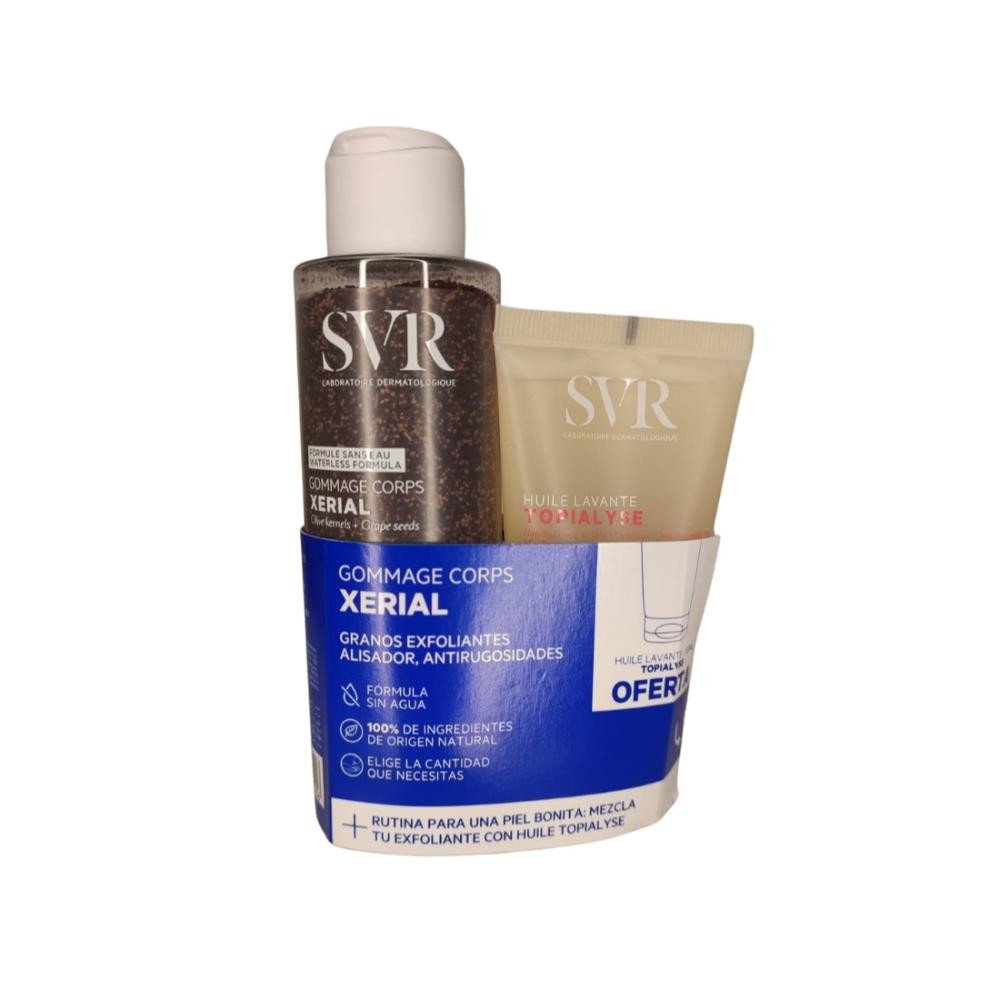 SVR Pack Xerial Gommage 100 ml + Topialyse Huile Lavante 55 ml-1