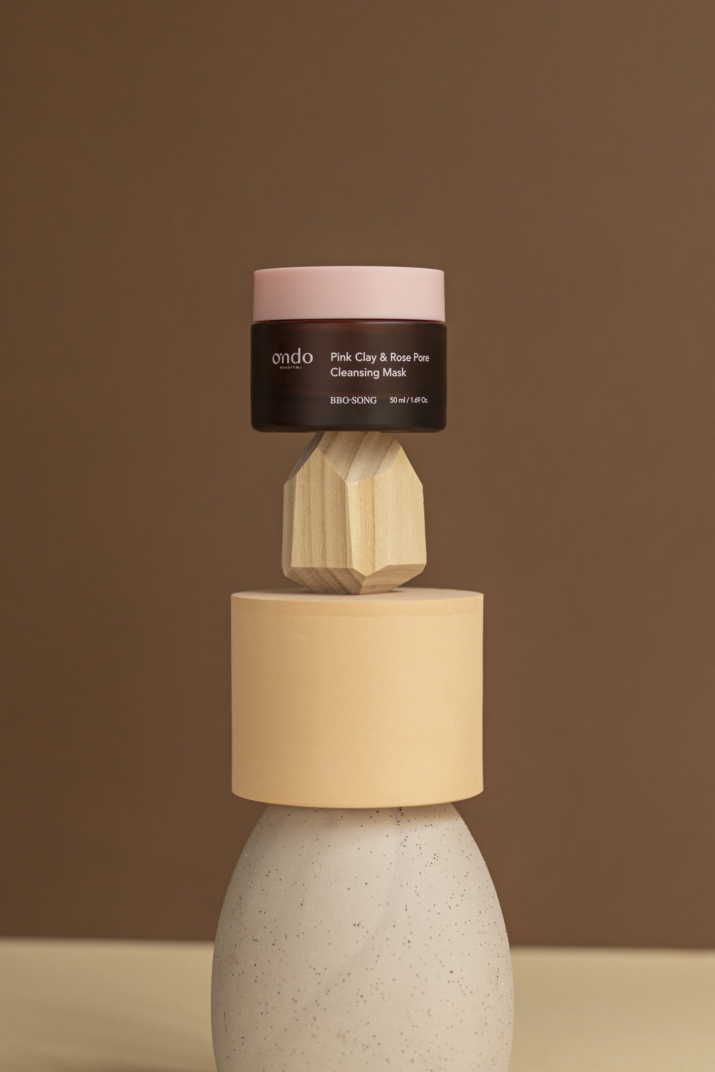 Ondo Beauty 36.5 Pink Clay & Rose Pore Cleansing Mask Bbo-Song 50 ml-6