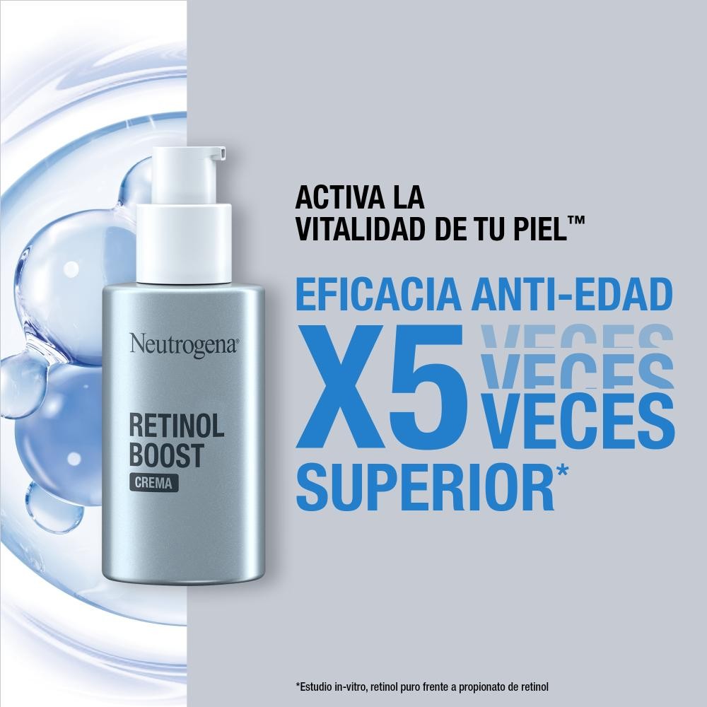 NEUTROGENA Retinol Boost Crema Facial 0,1% Retinol Puro 50ml-3
