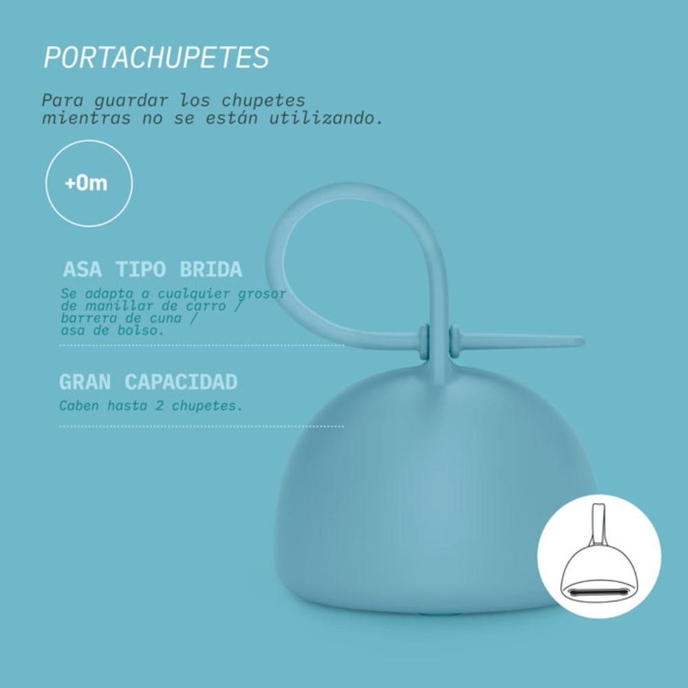 SUAVINEX Portachupetes de Silicona Teja 1 ud-4