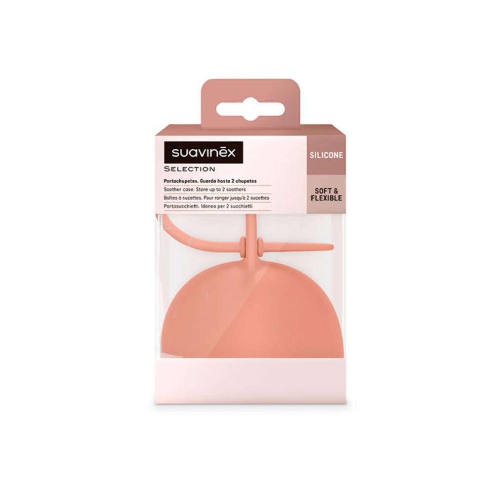 SUAVINEX Portachupetes de Silicona Teja 1 ud-2