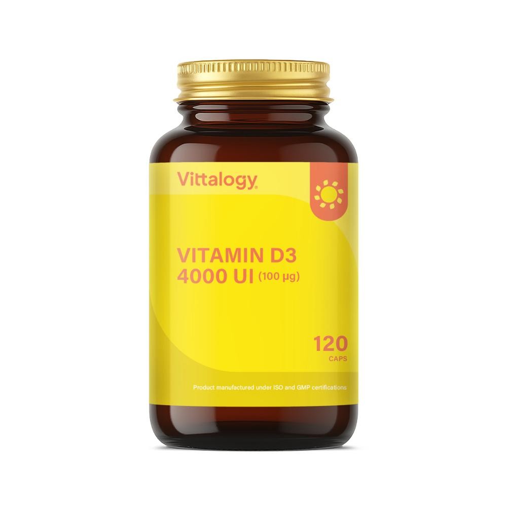 Vittalogy Vitamin D3 4000 UI 120 Cápsulas-1
