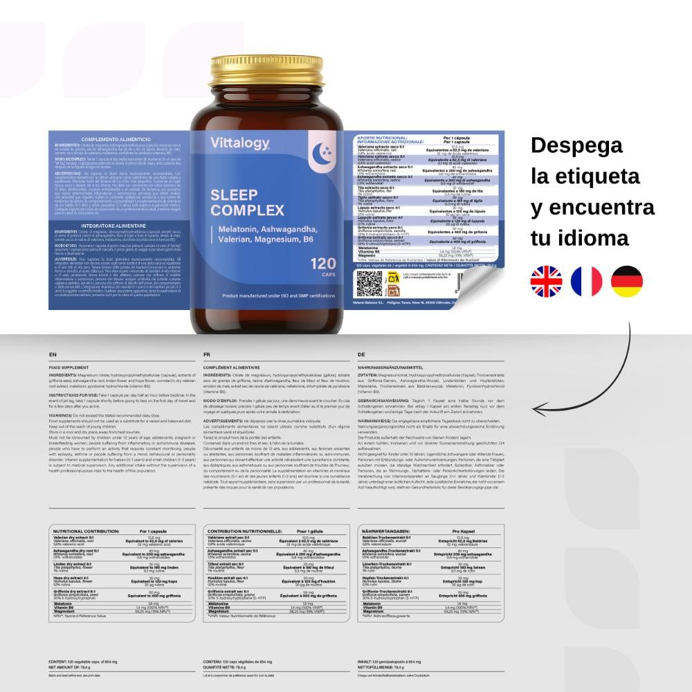 Vittalogy Sleep Complex 3x120 cápsulas【PACK AHORRO】-7
