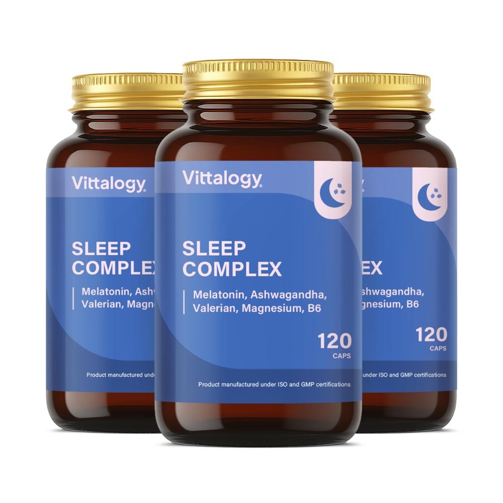 Vittalogy Sleep Complex 3x120 cápsulas【PACK AHORRO】-1