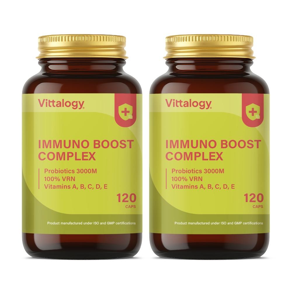 Vittalogy Immuno Boost Complex 2x120 Cápsulas【PACK AHORRO】-1
