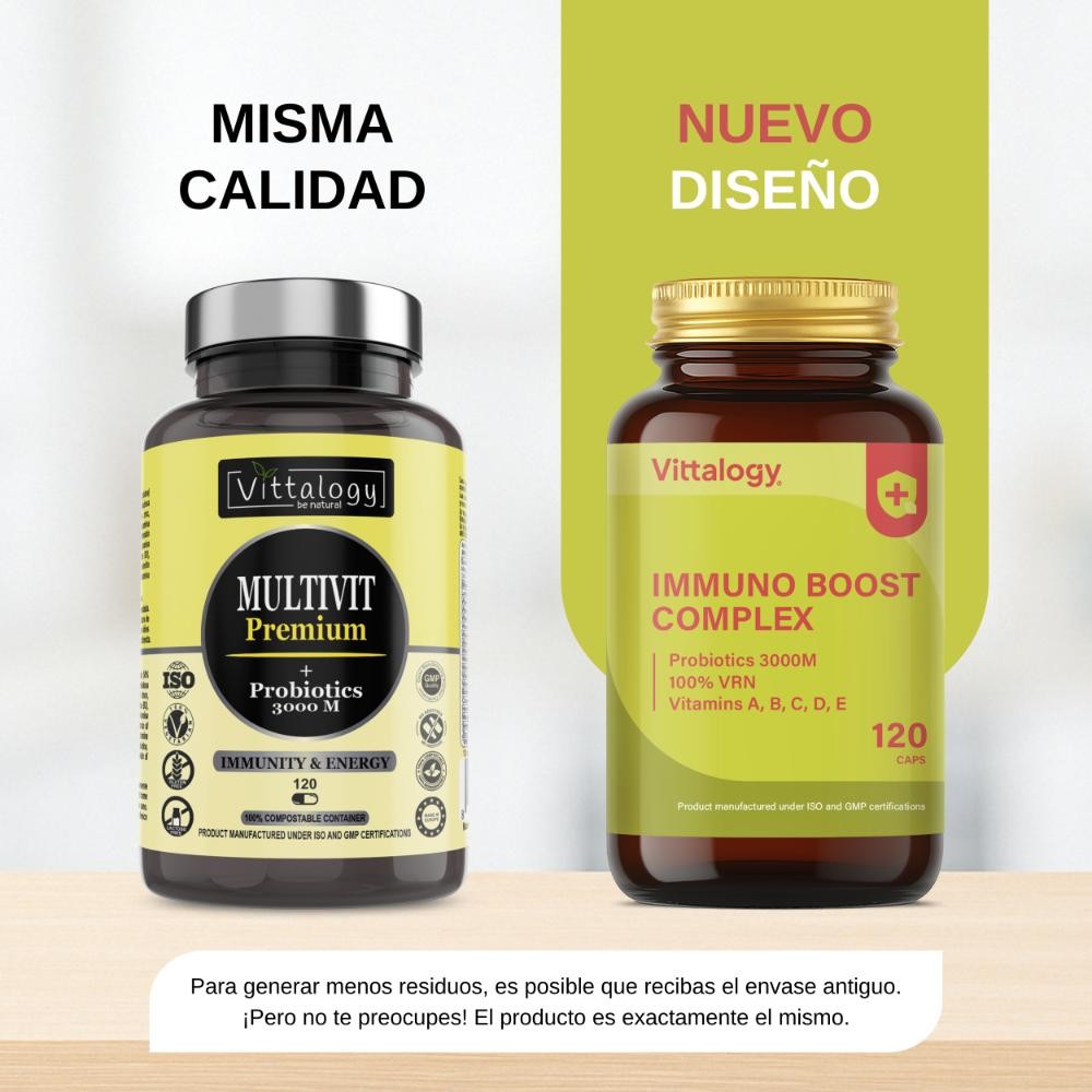 Vittalogy Immuno Boost Complex 2x120 Cápsulas【PACK AHORRO】-3