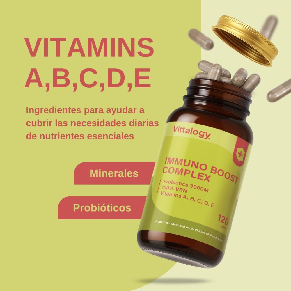 Vittalogy Immuno Boost Complex 2x120 Cápsulas【PACK AHORRO】-5