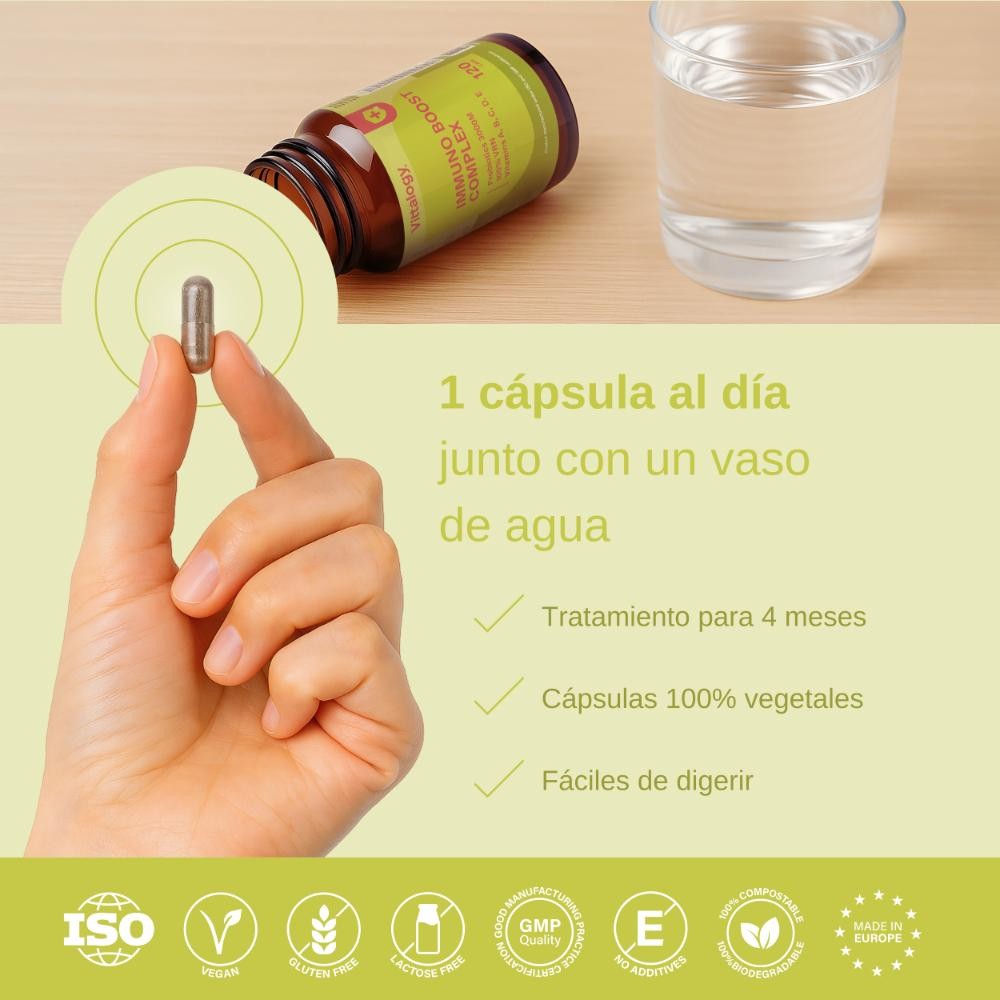 Vittalogy Immuno Boost Complex 2x120 Cápsulas【PACK AHORRO】-6