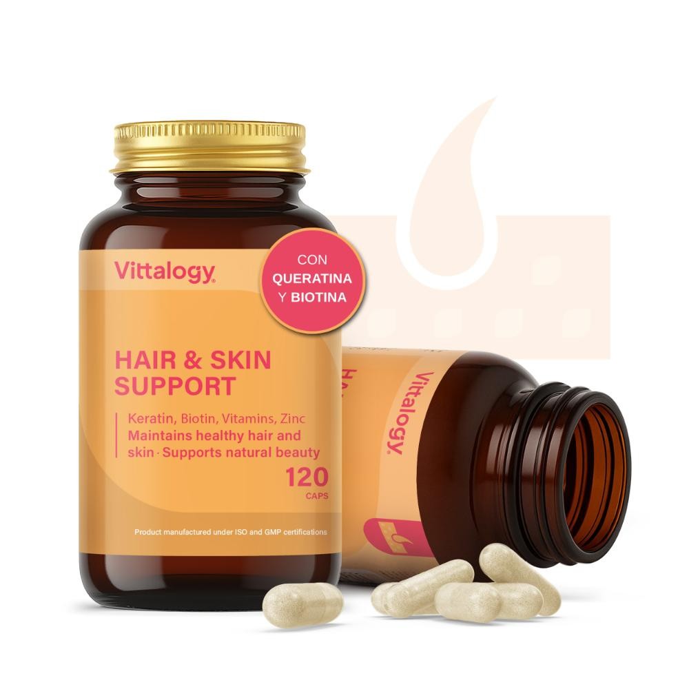 Vittalogy Hair & Skin Support 2x120 Cápsulas【PACK AHORRO】-2