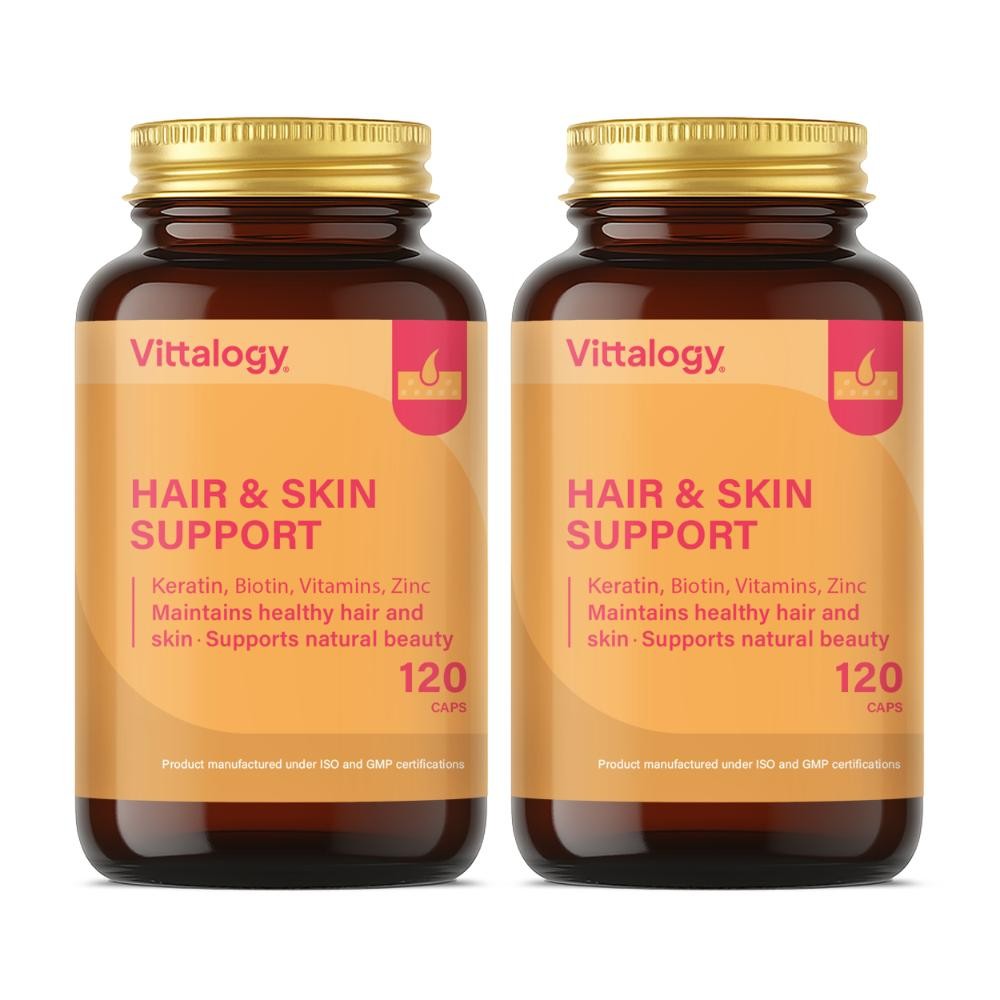 Vittalogy Hair & Skin Support 2x120 Cápsulas【PACK AHORRO】-1