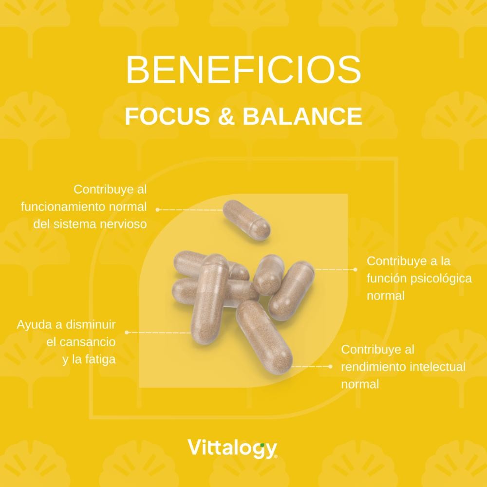 Vittalogy Focus & Balance 60 Cápsulas-4