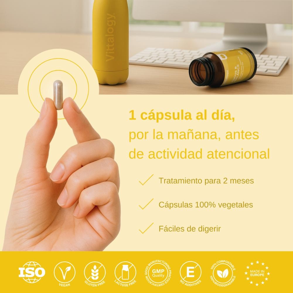 Vittalogy Focus & Balance 60 Cápsulas-6