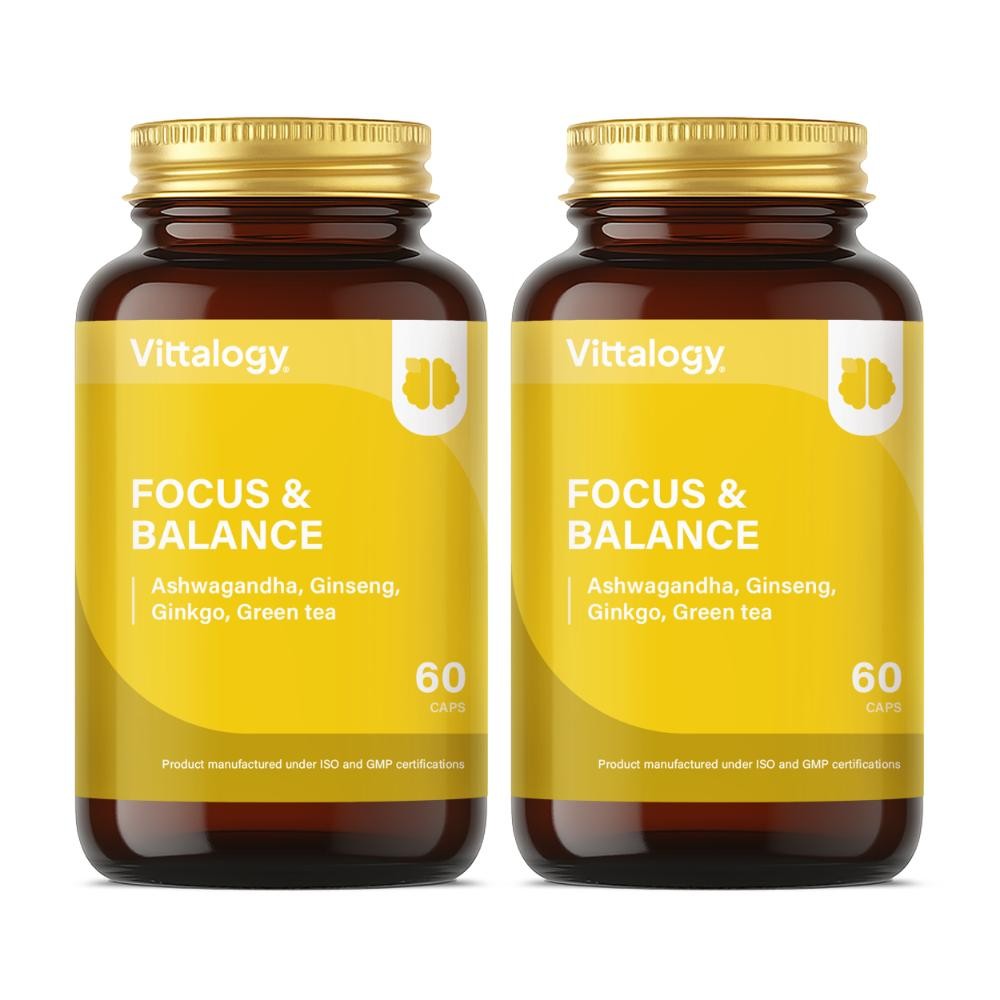 Vittalogy Focus & Balance 2x60 Cápsulas【PACK AHORRO】-1