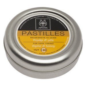 Apivita Pastillas Dolor de Garganta con Miel y Tomillo 45g-1