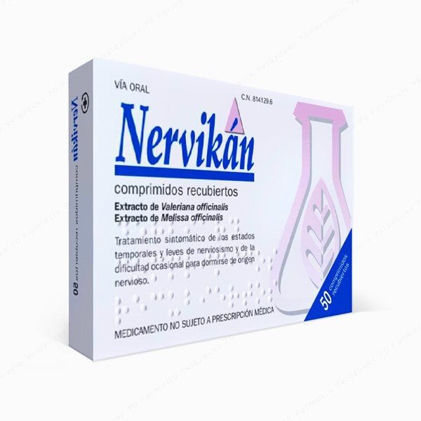 Nervikan 50 comprimidos recubiertos-1