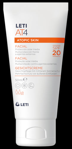 LETI AT4 Crema Facial Piel Atópica SPF 20 50ml-1