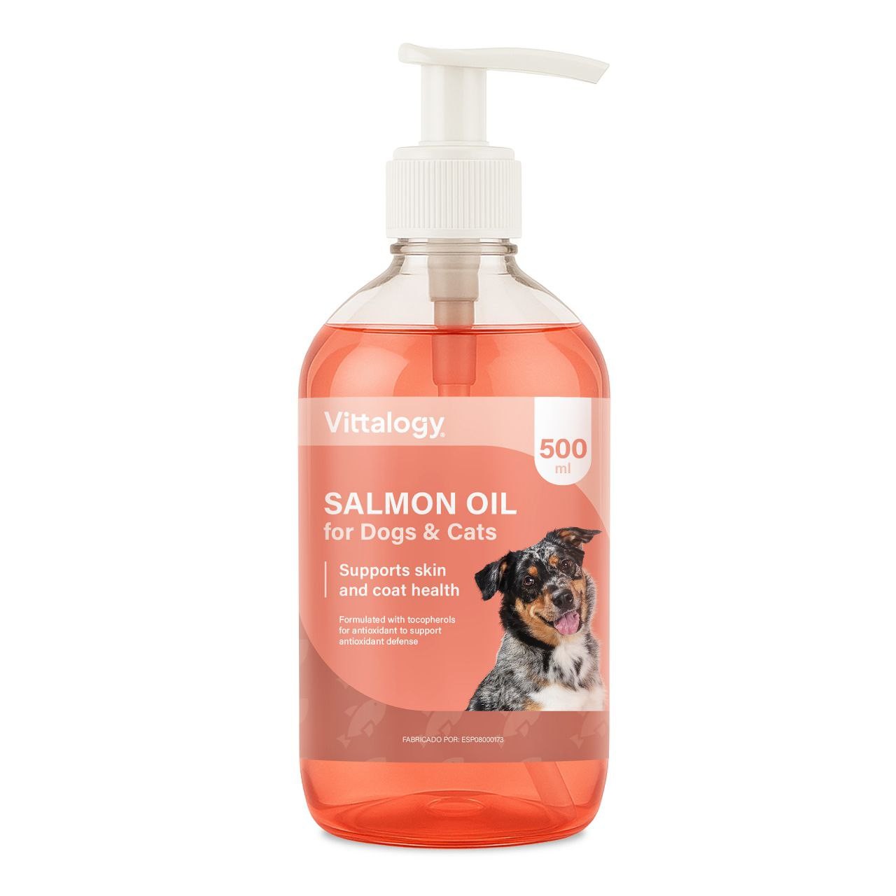 Vittalogy Aceite de Salmón para Perros y Gatos 500ml-1