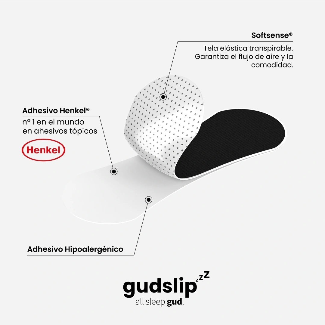 GudSlip Tiras Nasales Mejorar Respiración 30 ud-6