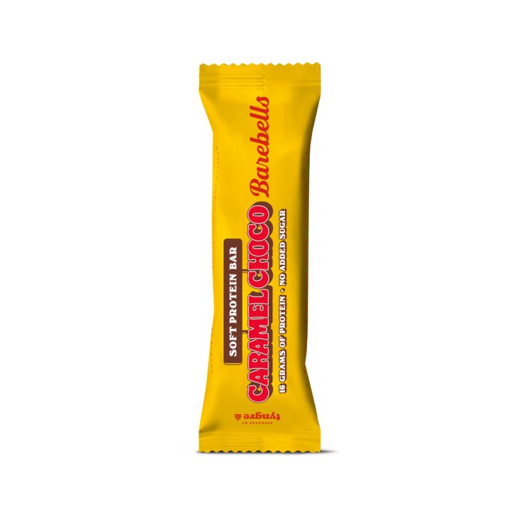 BAREBELLS Soft Caramel Choco Barrita Proteica 55g-5