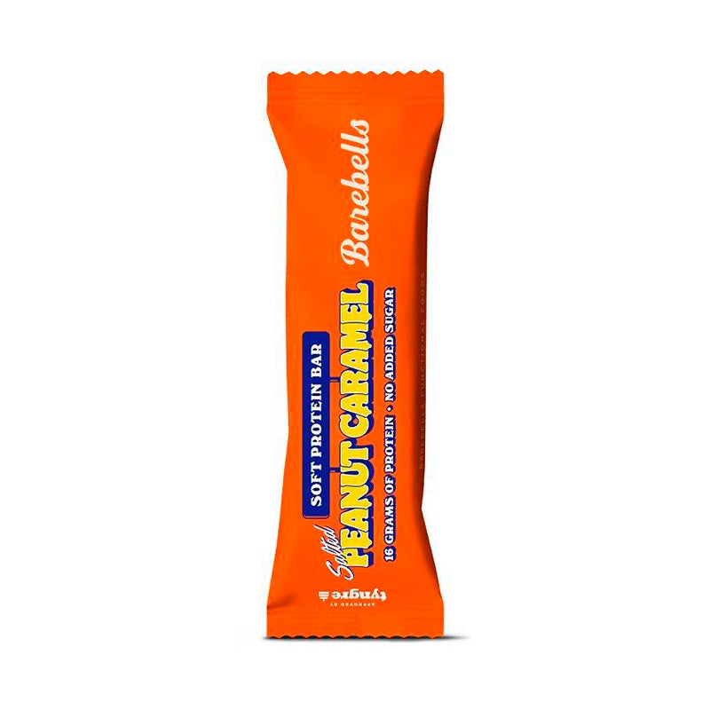 BAREBELLS Barrita Cacahuete Caramelo Snack Proteico 55g 12 ud-1
