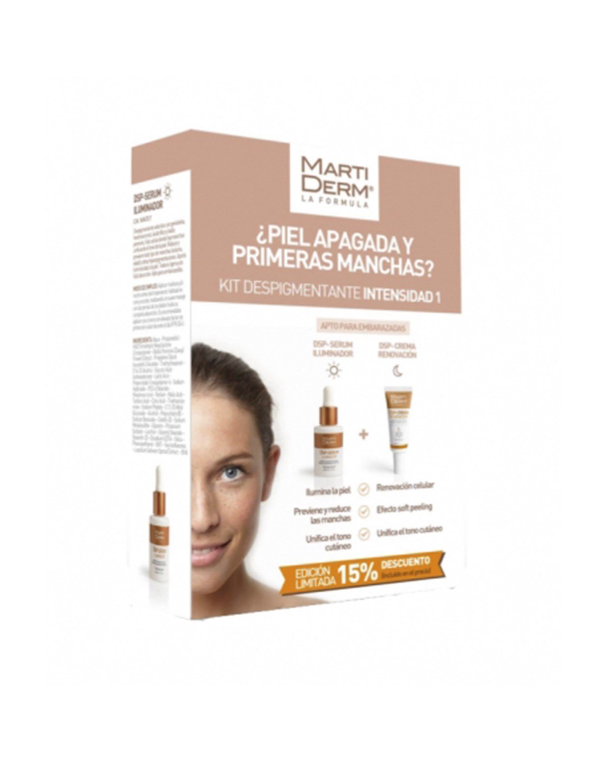 MARTIDERM Kit Despigmentante Intensidad 1-1