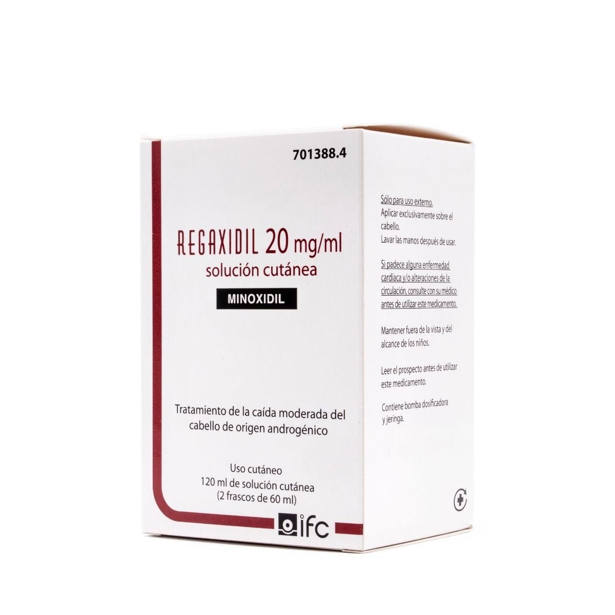 REGAXIDIL Solucion Cutanea 20 mg/ml Minoxidil 120ml-1