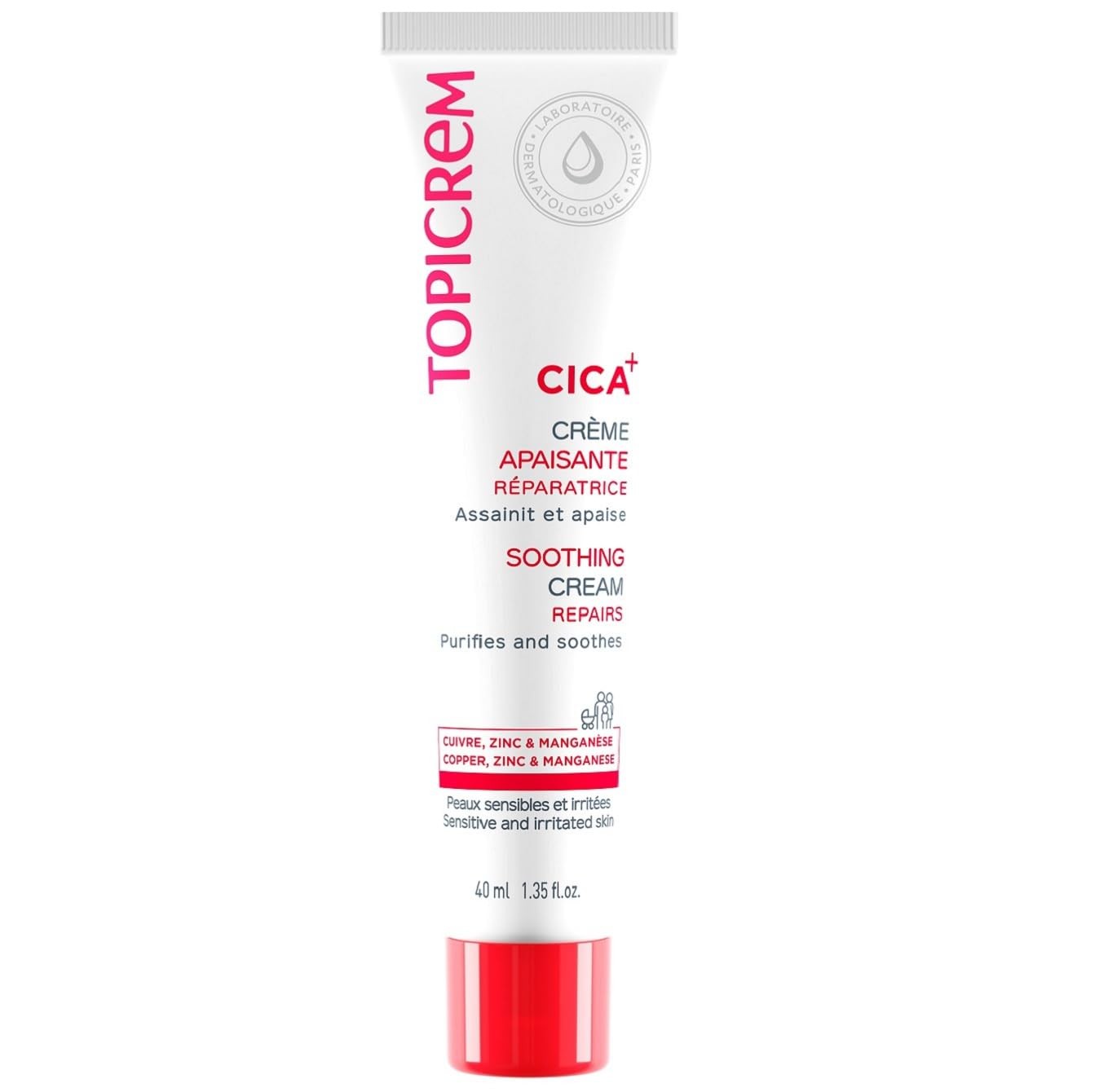 Topicrem Cica Crema Calmante Hidratante 40ml-3