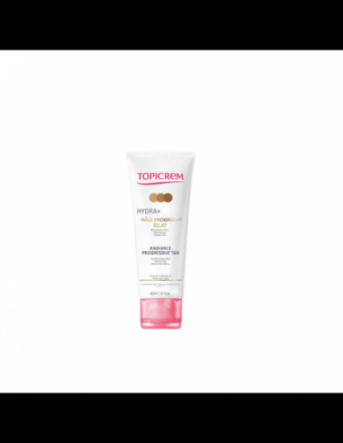 Topicrem Hydra+ Bronceado Progresivo Facial Crema 40ml-3
