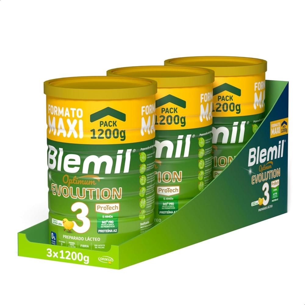 BLEMIL 3 Optimum Evolution Leche de Crecimiento Triplo 3x1200 gr-1