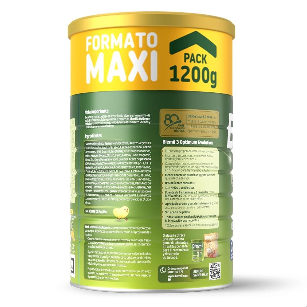 BLEMIL 3 Optimum Evolution Leche de Crecimiento Triplo 3x1200 gr-3