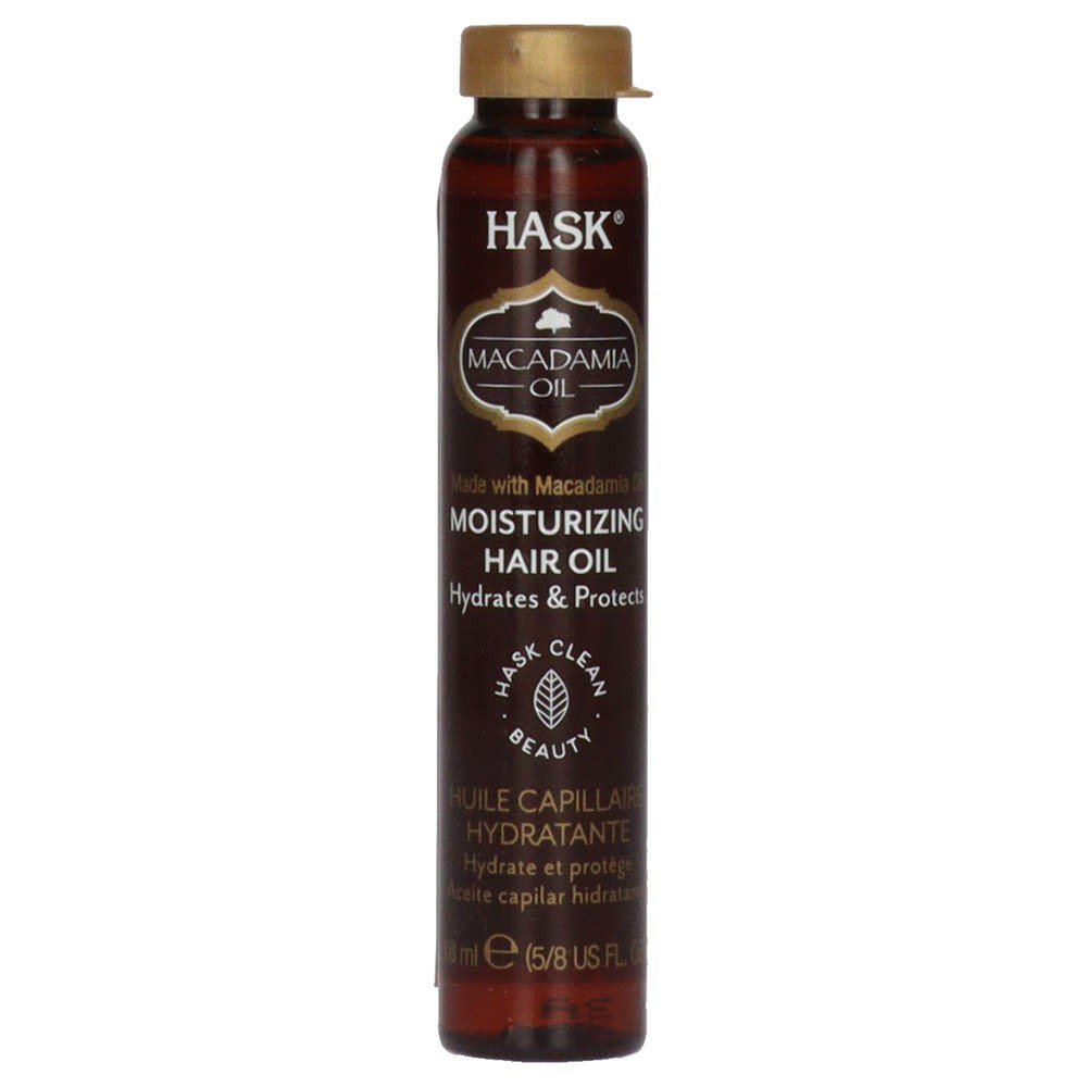 Hask Aceite Hidratante de Macadamia Aceite Capilar 18ml-2